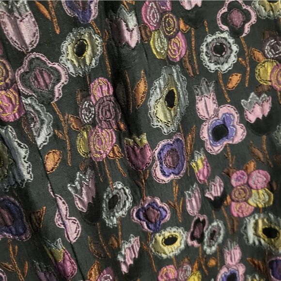 Yeohlee New York Vintage Gorgeous Silk Blend Floral Pencil Skirt, Size 8 - Picture 6 of 11